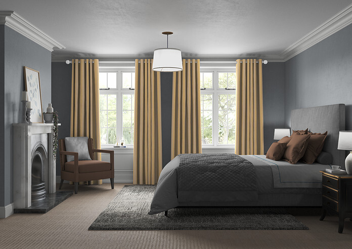 Striatus, Gold - Made to Measure Curtains - Image 5